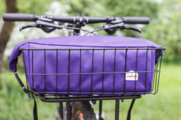 Purple Basket Rack Bag - Wald 139